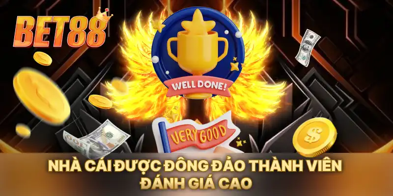 Nhà cái được đông đảo thành viên đánh giá cao Nhà cái được đông đảo thành viên đánh giá cao